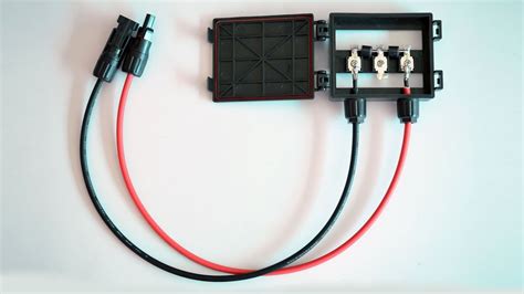 solar panel junction box wiring|waterproof solar connection box.